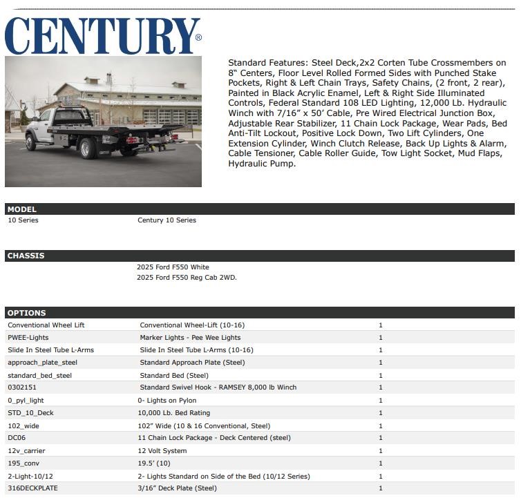 2025 FORD F550 SD XL thumbnail 2